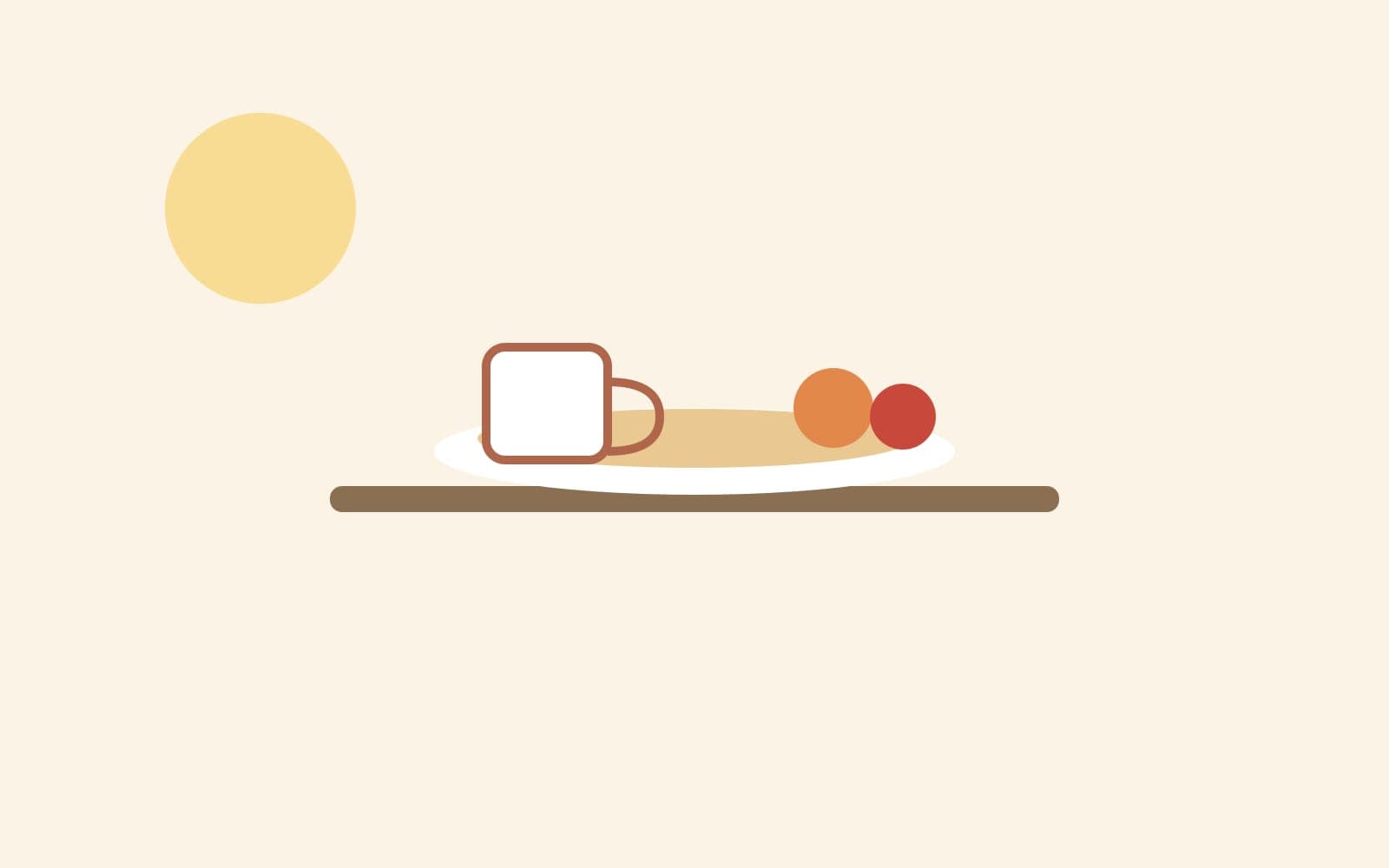 Colazione in camera (disegno di esempio)