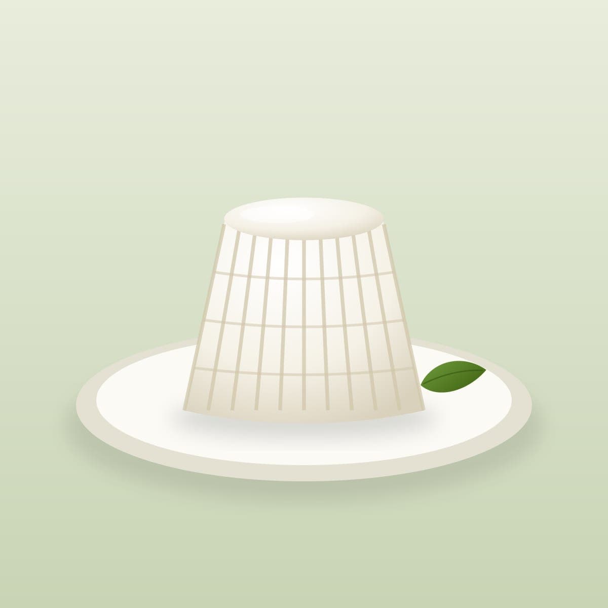 Illustrazione: una ricotta di vaccino nella forma della fuscella